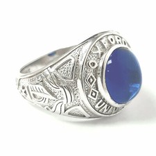 Anello college argento 925