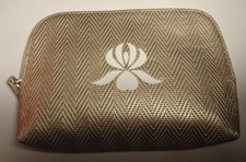 SISLEY POCHETTE CLUTCH BORSETTA BAG TROUSSE BEAUTY CASE MAKE UP GOLD ORO RARITA