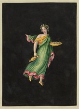 Quadro Affresco Fichi Baccante