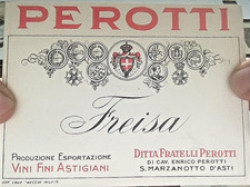 2 ETICHETTE di S. MARZANOTTO D'ASTI Asti FRATELLI PEROTTI Moscato Freisa-1237
