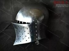 Elmo Medievale Griffen Fatto A Mano Premium Per Halloween Realizzato In Metallo