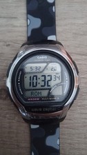 Watch Casio Wave Ceptor Multi Band 5 / Illuminator World Timer - WV 58U Vintage 