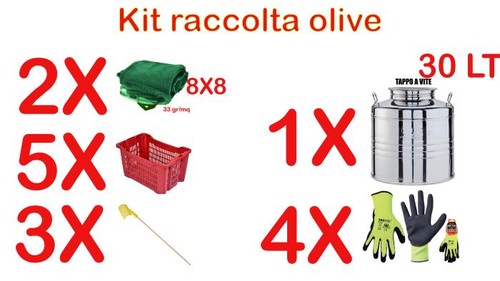 Kit raccolta olive completo - kit,