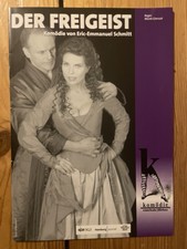 Quaderno programma Der Freigeist GUDRUN LANDGREBE GEORGES CLAISSE Amburgo 2003 teatro