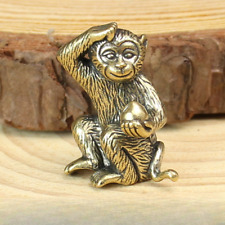 Statua scimmia ottone