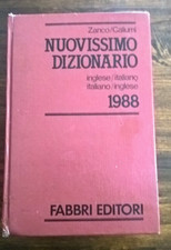 1988  SPLENDIDO VOCABOLARIO FABBRI  ITALIANO INGLESE - INGLESE ITALIANO Pag.1536