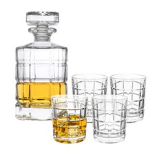 5-tlg Whiskyset Vetro Decanter