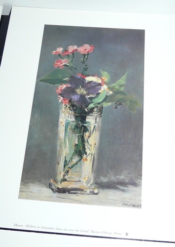 Stampa dipinto manet vase - e.,