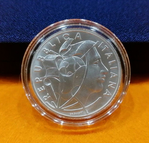 Moneta argento fior di - moneta,