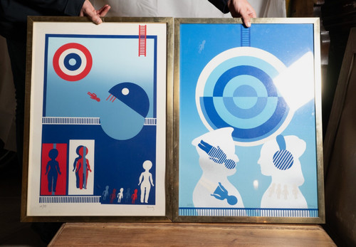Coppia serigrafie antonio - coppia,