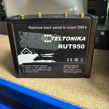 ✅🚚 Teltonika RUT950 300Mbps 128MB LTE 4G Router Wi-Fi (Dual SIM) Senza PSU 🛜