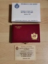 Astuccio Scudi In Oro San