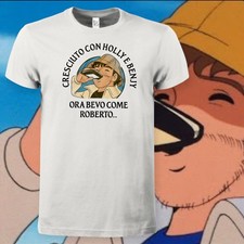 T-SHIRT HOLLY E BENJI ROBERTO CASUAL RETRO FOOTBALL 