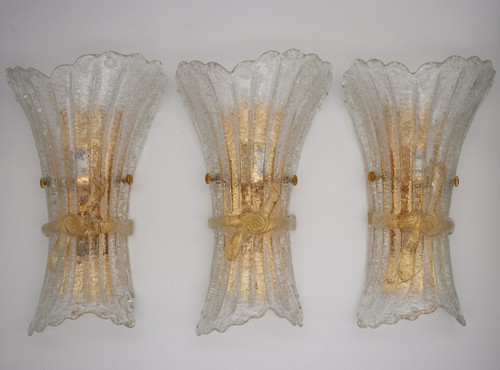 Set tre applique parete - di,