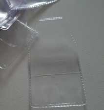 N.50 BUSTINE PLASTICA TRASPARENTE LUSSO PORTA MONETE Max 32 mm di Ø TASCHE 40X40