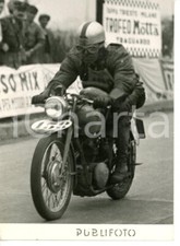 1955 MILANO-TARANTO - MOTOCICLISMO Giuseppe LATTANZI su MONDIAL 175 *Foto 13x18