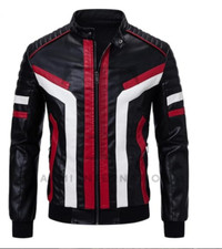 Giacca moto uomo - , multicolore