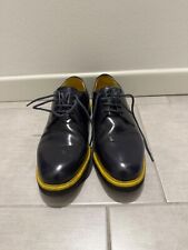 Scarpe eleganti Armani, colore blu con dettaglio giallo, 44