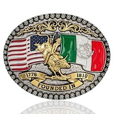 Fibbia cintura bandiera