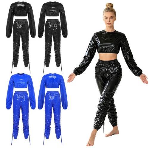 Outfit donna wetlook tuta