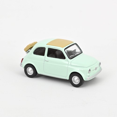 Fiat 500 blu pastello - pastello,