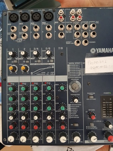 Mixer yamaha mg82cx - mixer,