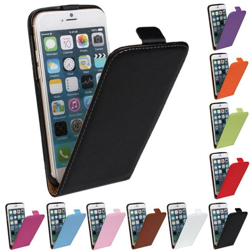 Custodia flip lusso vera - , pelle
