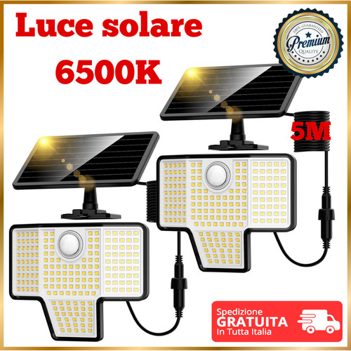 Faretto luce solare led - solare,