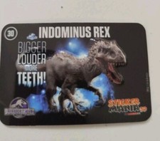 N 30 Indominus Rex   Figurine magneti Jurassic sticker mania 3d despar  