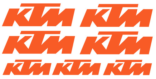 7pz adesivi ktm arancione - 7pz.,