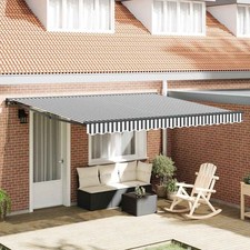Tenda da Sole Retrattile solare esterno Ombra per Balcone Protettiva UV vidaXL
