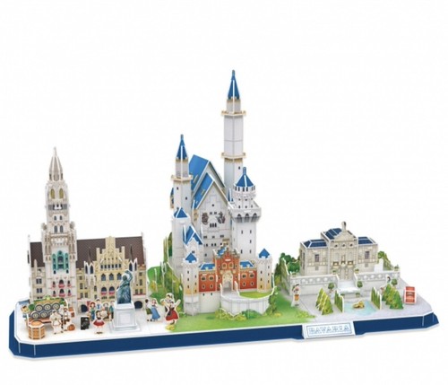Puzzle baviera city line - puzzle, 3d