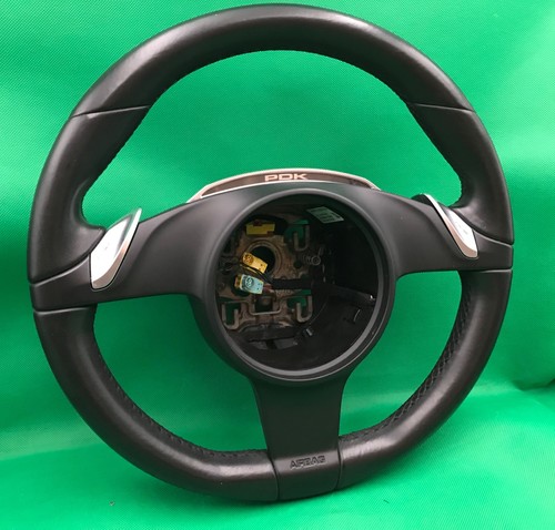 Volante pelle nera - in,