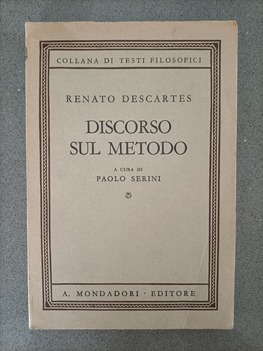 Discorso sul metodo renato - discorso,