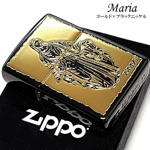 Accendino zippo maria oro nero - zippo,