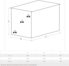 VASO D ' ESPANSIONE INOX ZINCATO PER CAMINO TERMOCAMINO IMPIANTI TERMICI