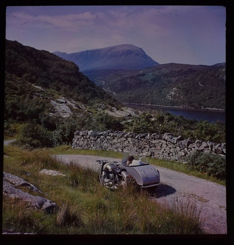 Vintage magic lantern slide - magic,