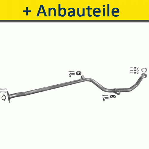 Mittleres rohr mit - rohr,