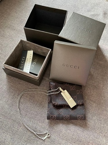 Collana gucci argento con - argento,