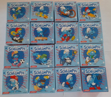 PUFFI SMURF MC DONALD' S 2024  SCHLEICH PROMO SET COMPLETO  + BOX ESCLUSIVO PESI
