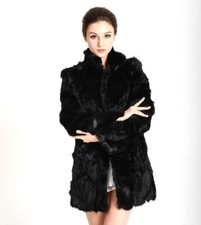 CAPPOTTO VERA PELLICCIA LAPIN*