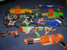 nerf 7x pistola giocattolo bambini confezione sfusa cs-6 2 x freccette alfa trooper cs-12 f funzionante