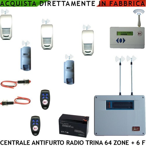 Kit antifurto radio fai - kit,