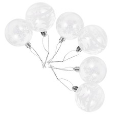  6 Pezzi Decorazioni Albero