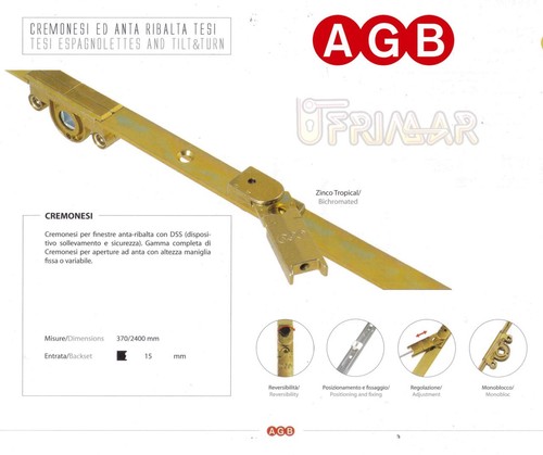 Cremonese agb anta ribalta - agb,