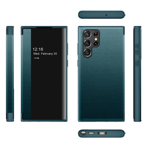 Custodia telefono flip - , pelle