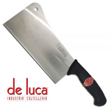 COLTELLO MANNAIA DA CUCINA MACELLAIO DE LUCA LAMA 220mm IN ACCIAIO INOX
