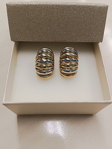 Orecchini clip oro argento - orecchini,