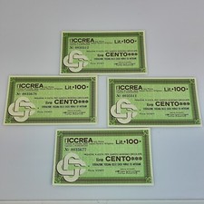 LOTTO DI 4 MINIASSEGNO L'