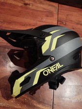 Casco per Mountain Bike O'neal nero e giallo taglia M mai usato .